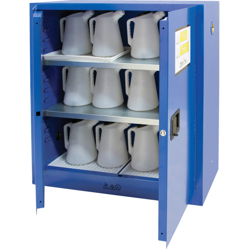Armoire pour liquides corrosifs, 30 gal., 43" x 44" x 18" Cintas