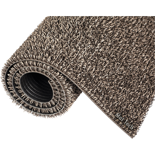 Tapis Astro-Plus, Poly&eacute;thyl&egrave;ne, Grattoir Type, Motif Textur&eacute;, 3-3/10' x 4', Brun Cintas