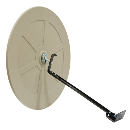 Convex Mirror with Bracket, Indoor/Outdoor, 30" Diameter Cintas