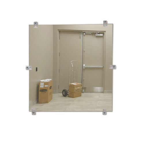 Flat Mirror, 18" H x 30" W, Unframed Cintas