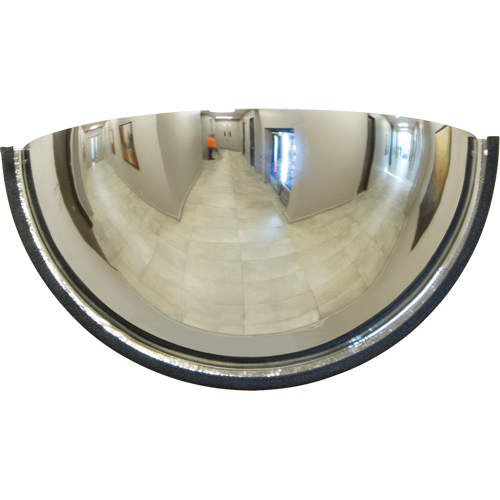 180° Dome Mirror, Half Dome, Closed Top, 18" Diameter Cintas