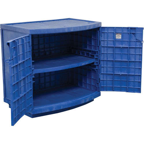 Polyethylene Corrosive/Acid Cabinet, 24 gal., 36" x 35" x 25" Cintas