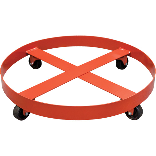 Poly-Collector Drum Dolly, 27.5" dia. x 5.5" H Cintas