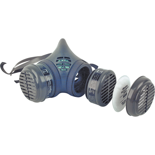 8000 Series Assembled Respirator, Elastomer/Thermoplastic, Medium Cintas
