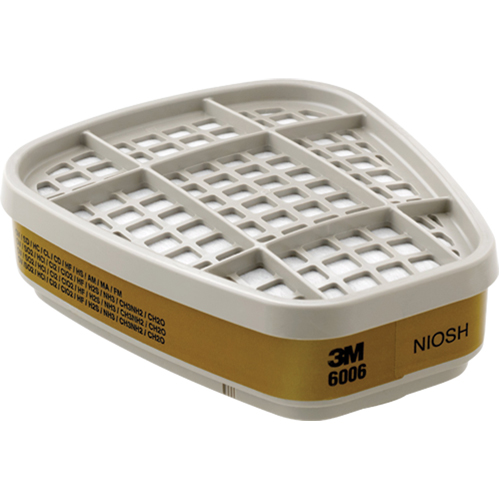 Cartouches pour respirateur s&eacute;rie 6000, Cartouche gaz/vapeur, Gaz multiples/Vapeurs Cintas