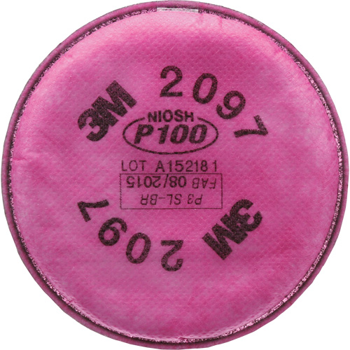 Pr&eacute;filtres pour respirateurs s&eacute;rie 2000, Filtre contre les particules, Vapeurs organiques/P100 Cintas