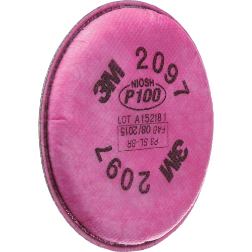 Pr&eacute;filtres pour respirateurs s&eacute;rie 2000, Filtre contre les particules, Vapeurs organiques/P100 Cintas
