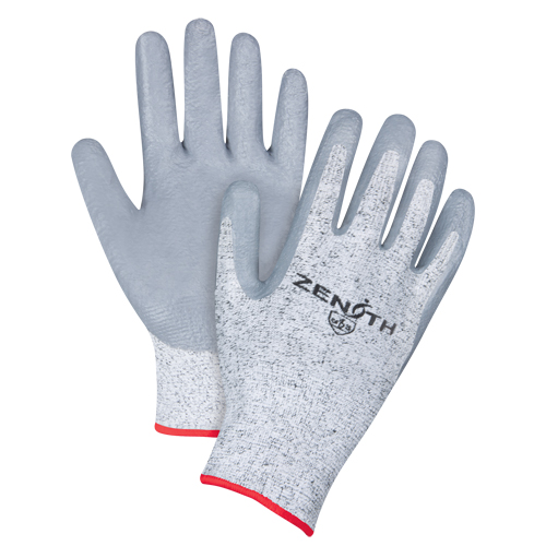Gants &eacute;lastiques sans coutures r&eacute;sistants &agrave; la coupe, Taille Petit/7, Calibre 13, Rev&ecirc;tement Nitrile, Enveloppe en PEHP, ANSI/ISEA 105 niveau 2/EN 388 niveau 3 Cintas