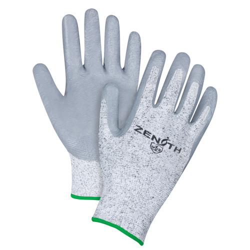 Gants &eacute;lastiques sans coutures r&eacute;sistants &agrave; la coupe, Taille Moyen/8, Calibre 13, Rev&ecirc;tement Nitrile, Enveloppe en PEHP, ANSI/ISEA 105 niveau 2/EN 388 niveau 3 Cintas