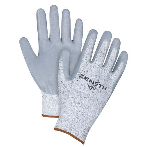 Seamless Stretch Cut-Resistant Gloves, Size Large/9, 13 Gauge, Nitrile Coated, HPPE Shell, ANSI/ISEA 105 Level 2/EN 388 Level 3 Cintas