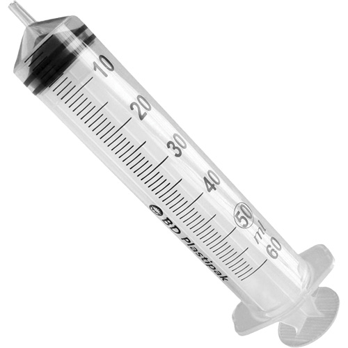 Syringe without Needle, 50 CC Cintas