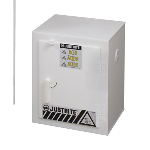 Solid Polyethylene Acid Cabinets, 6 x 0.66043 Gal., 17" x 22" x 17" Cintas