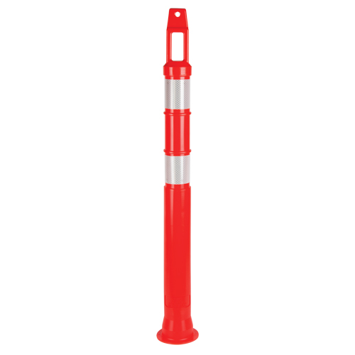 Poteau d&eacute;lin&eacute;ateur de premi&egrave;re qualit&eacute;, 42" h, Orange Cintas