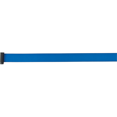 Cartouches de ruban pour assembler vos propre barri&egrave;res de contr&ocirc;le des foules, 7', Ruban Bleu Cintas