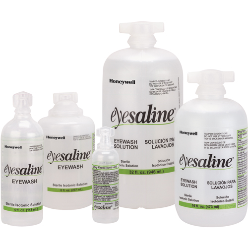 Saline Eyewash Bottles, Full Bottle, 4 oz. Cintas