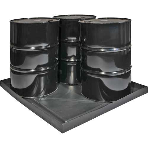 Econo Spill Shells, 51" L x 47" W x 5" H, 36 US gal. Spill Capacity Cintas