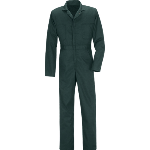 Coveralls, Men's, Green, Size 36 Cintas