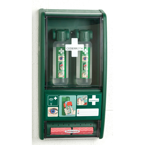 Douche oculaire Cederroth/Trousse de premiers soins Salvequick, Dispositif m&eacute;dical Classe 1, Station Cintas