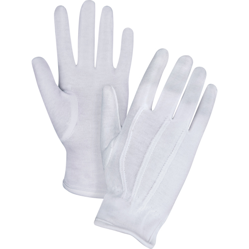 Gants pour serveur/parade, Coton, Poignet &agrave; ourlet, Grand Cintas
