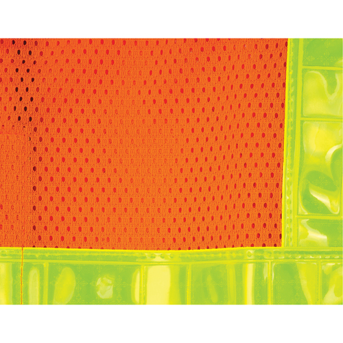Veste de s&eacute;curit&eacute; pour la circulation d&eacute;tachable en cinq points, Orange haute visibilit&eacute;, Moyen, Polyester Cintas