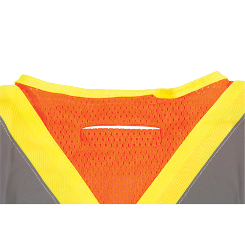 Veste d'arpenteur haute visibilit&eacute;, conforme &agrave; la CSA, Orange haute visibilit&eacute;, 2T-Grand, Polyester Cintas