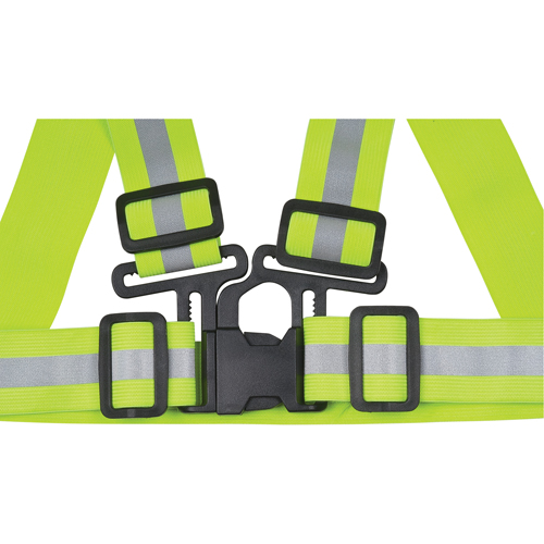 Harnais de s&eacute;curit&eacute; d'usage standard, Jaune lime haute visibilit&eacute;, Couleur r&eacute;fl&eacute;chissante Argent, T-Grand Cintas