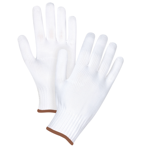 Seamless String Knit Gloves, Polyester, 10 Gauge, Large Cintas