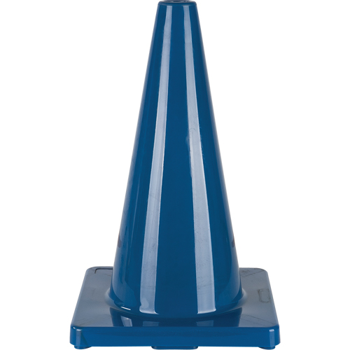 Coloured Traffic Cone, 18", Blue Cintas