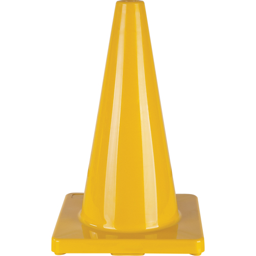 Coloured Traffic Cone, 18", Yellow Cintas