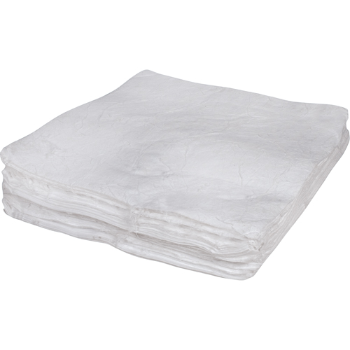 Feuilles absorbantes souffl&eacute;es de premi&egrave;re qualit&eacute;, Huile seulement, 30" x 30", 50 gal. d'absorption Cintas