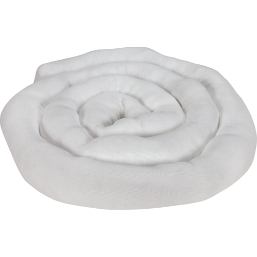 Sorbent Sock, Oil Only, 45 gal. Absorbancy, 3" W x 10' L, Pack of 10 Cintas