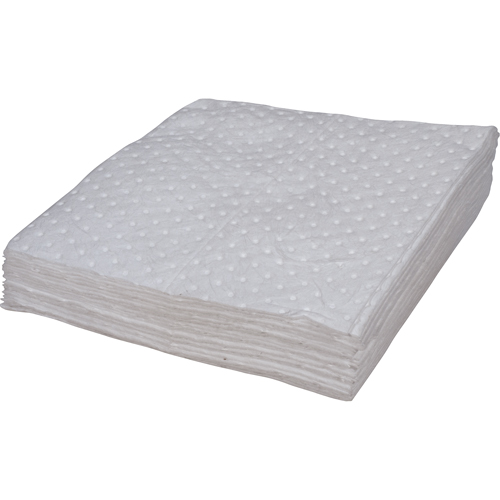 Premium Bonded Sorbent Pads, Oil Only, 15" x 17", 8 gal. Absorbancy Cintas