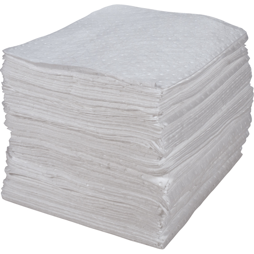 Premium Bonded Sorbent Pads, Oil Only, 15" x 17", 30 gal. Absorbancy Cintas