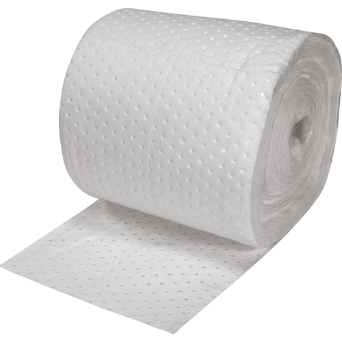Premium Fine Fiber Sorbent Rolls, Heavyweight, 150' L x 15" W, 25 gal. Absorbancy Cintas