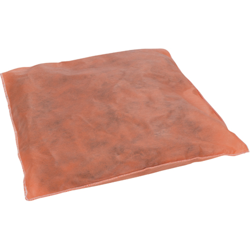 Tampon absorbant, Mati&egrave;res dangereuses, 18" lo x 18" la, 45 gal. absorption/pqt Cintas