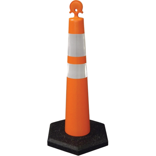 C&ocirc;ne de canalisation, Hauteur 42", Orange Cintas
