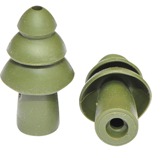 Embouts de rechange pour bouchons d'oreilles BattlePlugs, Sans cordon, Vrac - Sac en poly, 24 dB NRR, Moyen Cintas