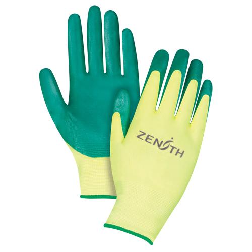 ZX-3 Premium Gloves, 8/Medium, Nitrile Coating, 15 Gauge, Nylon Shell Cintas