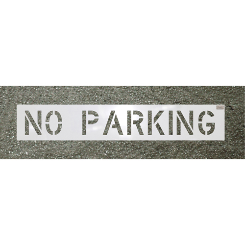 Pochoirs pour parc de stationnement, Pictogramme, 12" x 9" Cintas