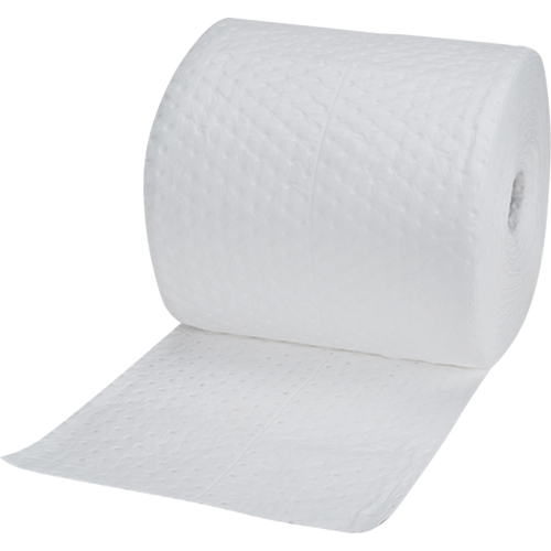 Industrial-Grade Fine Fibre Sorbent Rolls, Heavyweight, 150' L x 15" W, 35 Gal. Absorbancy Cintas