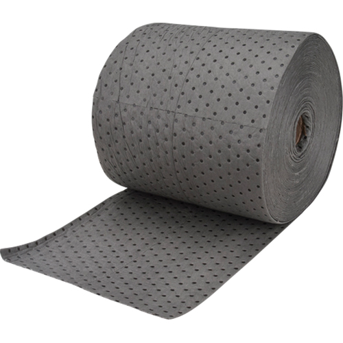 Industrial-Grade Fine Fibre Sorbent Rolls, Heavyweight, 150' L x 15" W, 35 Gal. Absorbancy Cintas