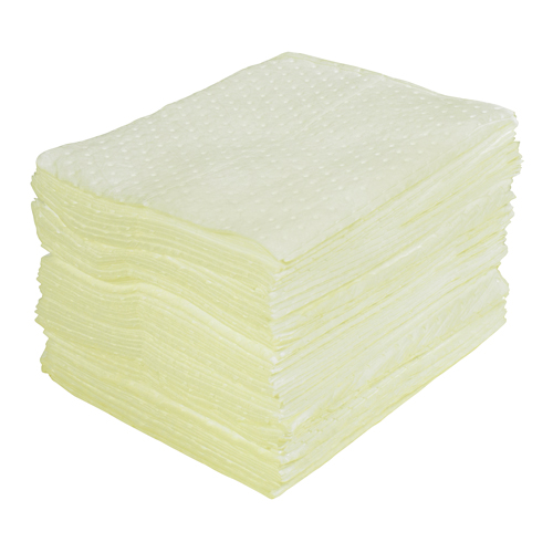 Premium Laminated (SMS) Sorbent Pads, Hazmat, 15" x 17", 30 gal. Absorbancy Cintas
