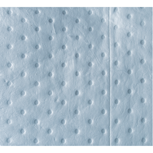 Premium Blue Bonded Sorbent Pads, Oil Only, 15" x 17", 15 gal. Absorbancy Cintas