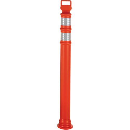 Poteaux d&eacute;lin&eacute;ateurs Ez-Grab, 42" h, Orange Cintas