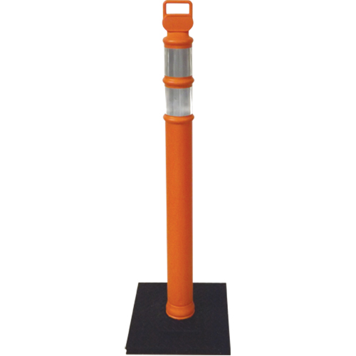 Poteaux d&eacute;lin&eacute;ateurs Ez-Grab, 42" h, Orange Cintas