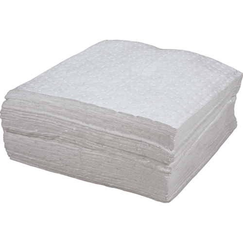 Premium Bonded Sorbent Pads, Oil Only, 15" x 18", 30 gal. Absorbancy Cintas