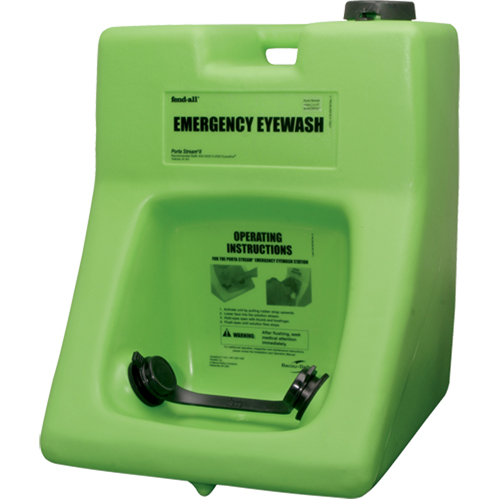 Douche oculaire Fendall Porta Stream II, Pressuris&eacute;, Capacit&eacute; 16 gal., Conformit&eacute; ANSI Z358.1 Cintas