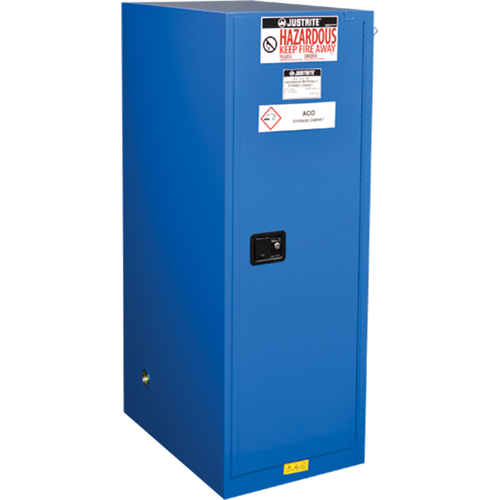 Sure-Grip&reg; Ex Hazardous Material Slimline Safety Cabinets, 54 Gal., 23.25" x 65" x 34" Cintas