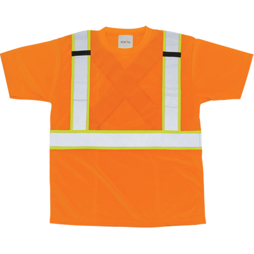 T-shirt conforme &agrave; la CSA, Polyester, Moyen, Orange Cintas