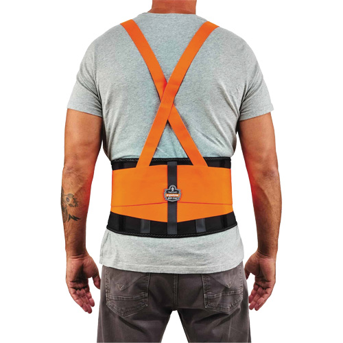 Ceinture de support dorsal haute visibilit&eacute; en &eacute;lasthanne ProFlex 100HV, &eacute;lastique, T-petit Cintas